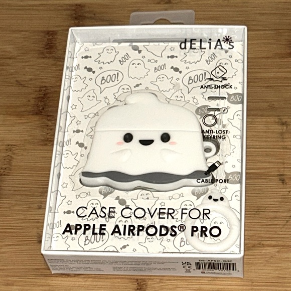 dELiA*s Ghost Case Cover For Apple AirPods Pro. Brand New With Tags - Picture 1 of 7
